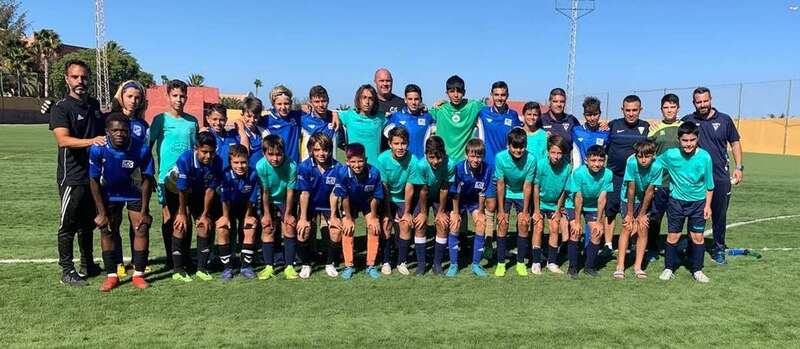 Imagen del entrenamiento de esta tarde en Las Remudas/TA.